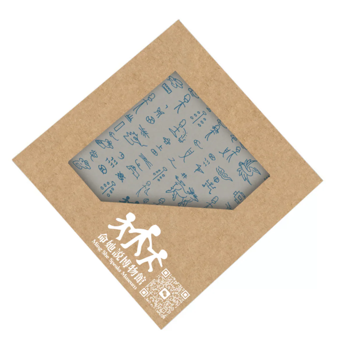 MING silk scarf packaging